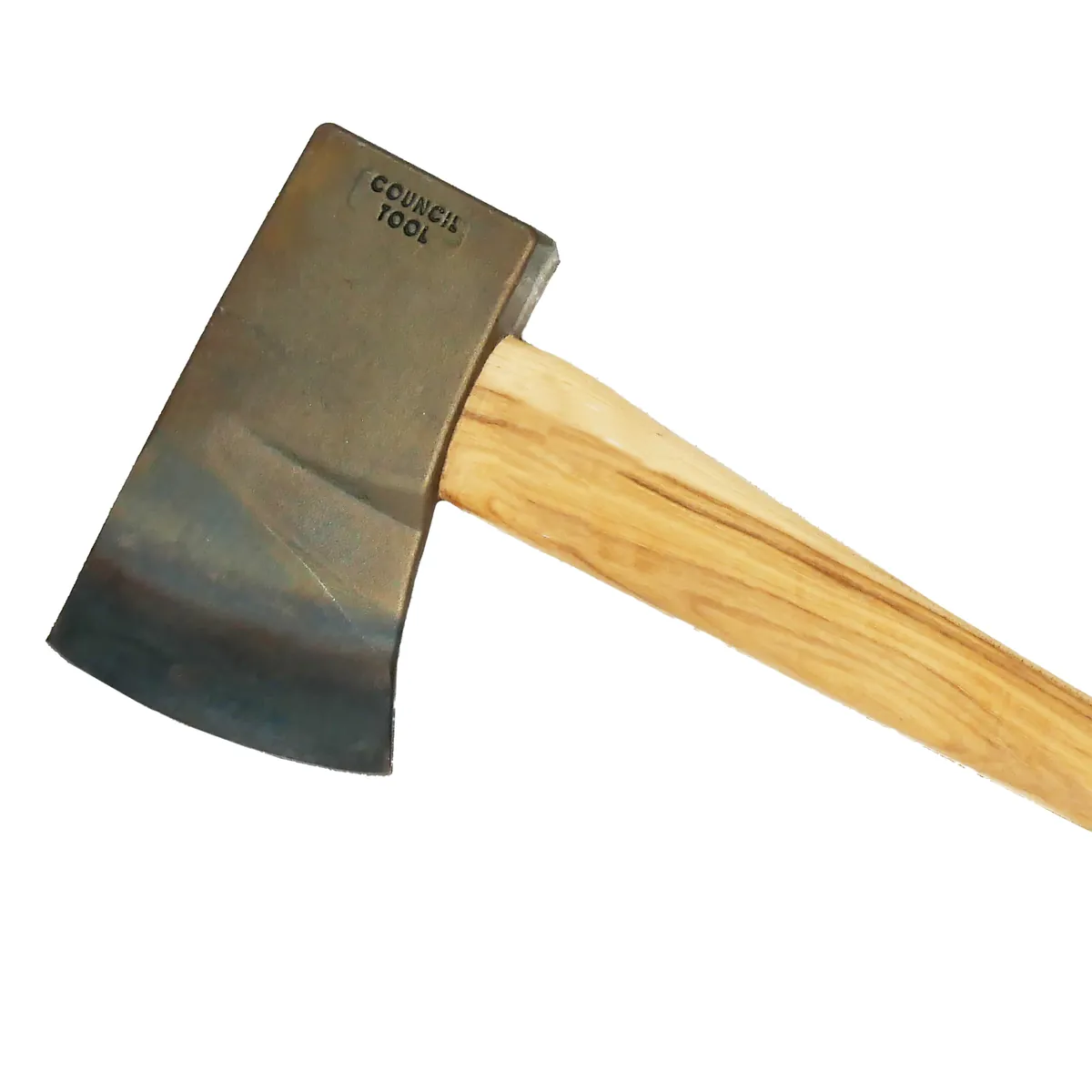 FE8-32 Forcible Entry 8lb Flathead Fire Axe w/ Marrying Slot and 32 in. DUAL-GRIP Hickory Handle, photo 2